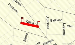 阿根廷的街道和地图